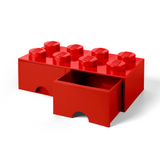 LEGO® 8-stud Bright Red Storage Brick Drawer [USED]