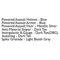 Powered Assault Commando - Blue Accessory Pack