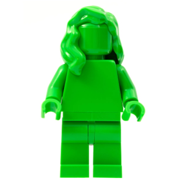Everyone is Awesome Green - Monochrome Minifigure