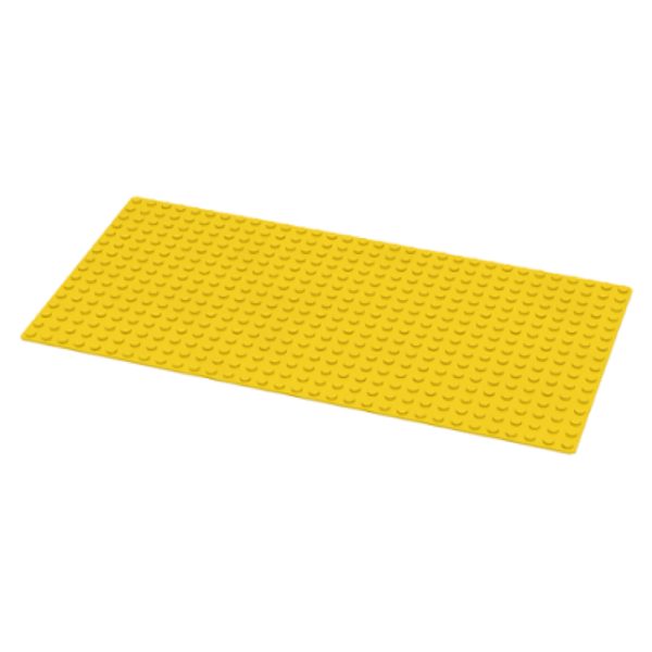 LEGO® Baseplate 5"x10" - Yellow