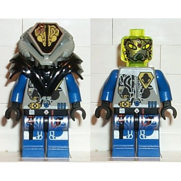 UFO Zotaxian Alien Blue Officer Commander X Bricks Minifigs Eugene