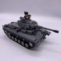 Panzer III Ausf F - WWII German Medium Tank - Custom LEGO® Kit