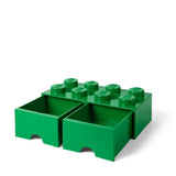 Storage Brick 2 x 4 with Drawers - Green [USED]