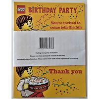 Birthday Party Invitation & Thank You Postcards