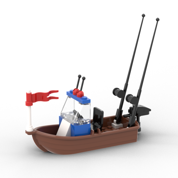 Fishing Boat Starter Custom LEGO® Kit – Bricks & Minifigs Eugene