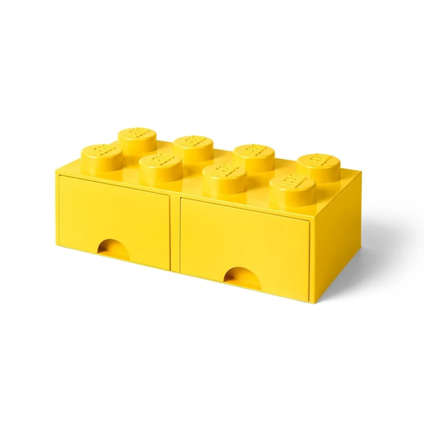 LEGO® 8-stud Bright Yellow Storage Brick Drawer [USED]