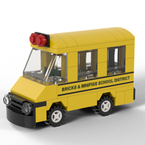 Bricks & Minifigs School District - School Bus Custom LEGO® Kit
