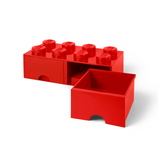 LEGO® 8-stud Bright Red Storage Brick Drawer [USED]