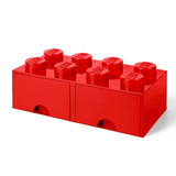 LEGO® 8-stud Bright Red Storage Brick Drawer [USED]