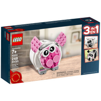 Mini Piggy Bank 40251 - New, Retired LEGO Set