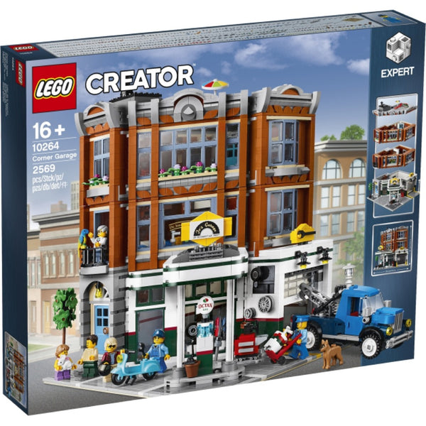 10264 Corner Garage - New, Sealed, Retired LEGO Creator Modular Set