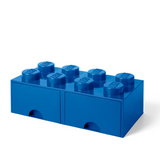 Storage Brick 2 x 4 with Drawers - Blue (damaged) [USED]