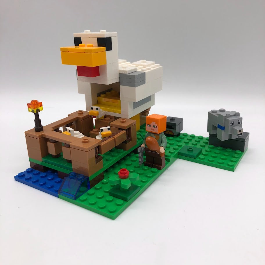 minecraft lego the chicken coop