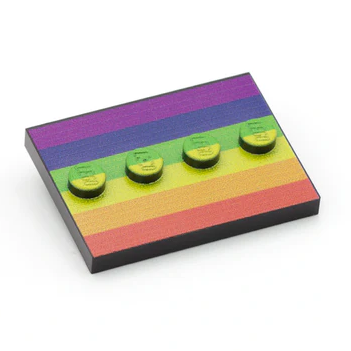 Pride Rainbow Baseplate