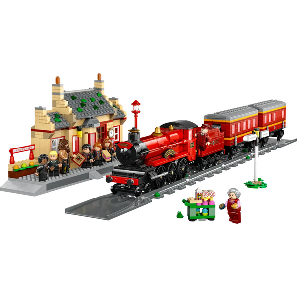 Hogwarts Express Train Set with Hogsmeade Station 76423 New LEGO Harry Potter Set Bricks Minifigs Eugene