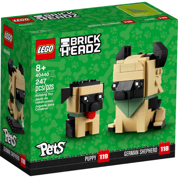 40440 Puppy & German Shepherd