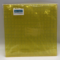 Transparent Yellow - Medium LEGO®-compatible plate 10"x10"