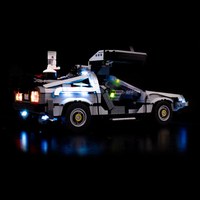 Light Kit for #10300 LEGO Back to the Future Time Machine