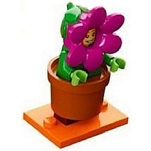 Series 18 Flower Pot Girl LEGO Collectible Minifigure Series Bricks Minifigs Eugene