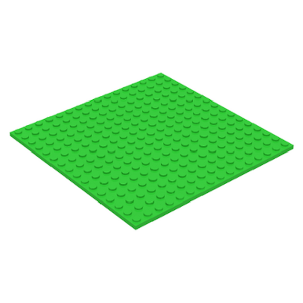 Bright Green- LEGO® Plate 5"x5"