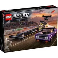 Mopar Dodge//SRT Top Fuel Dragster and 1 76904 - New, Sealed, Retired LEGO Speed Champions Set