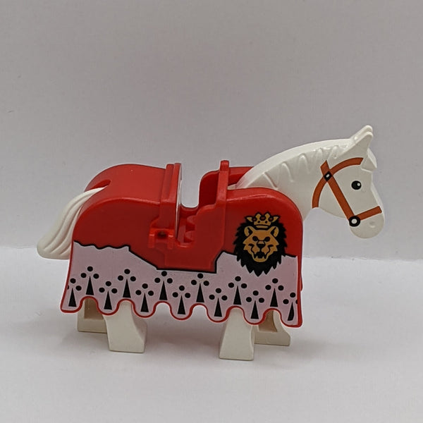 Horse With Barding, Castle