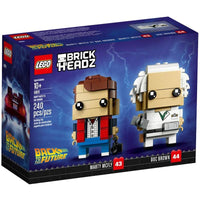 Marty McFly & Doc Brown 41611 - New LEGO BrickHeadz Set