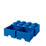 Storage Brick 2 x 4 with Drawers - Blue [USED]