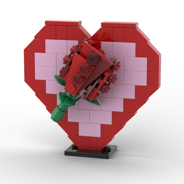 Valentine Heart Custom LEGO® Kit