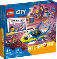 60355 Water Police Detective Missions - New, Sealed, Retired LEGO City Set
