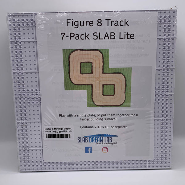 Figure 8 Track - 7 pack (Dirt) - LEGO®-compatible Baseplates