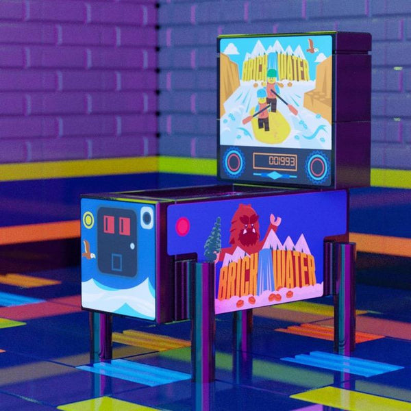 Brick Water Rafting - Pinball Arcade Machine - Custom LEGO® Set