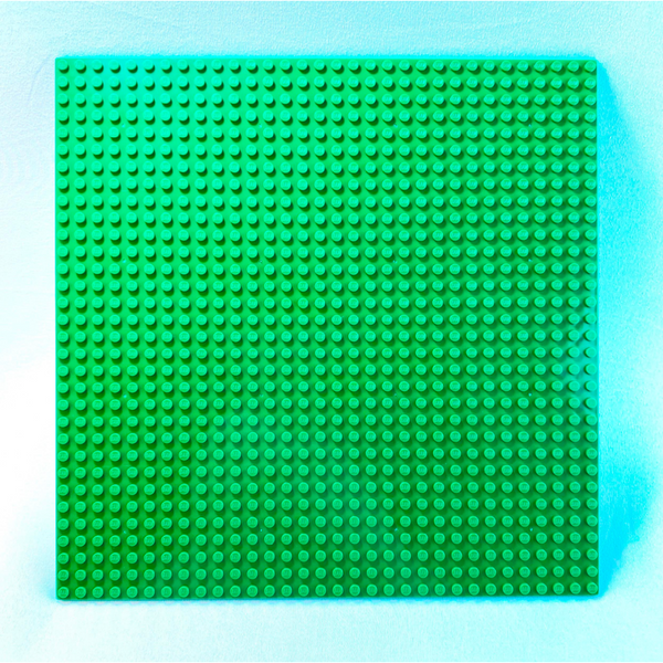 Green - Medium LEGO®-compatible plate 10"x10"