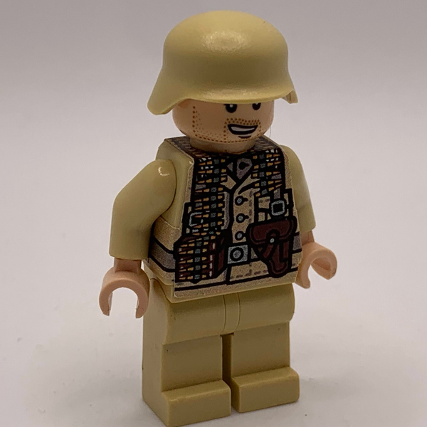 WWII DAK German Machine Gunner
