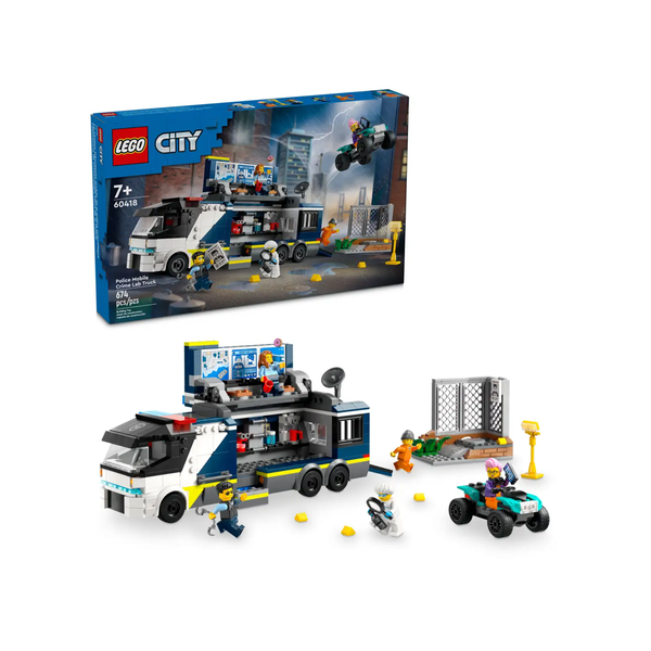 Police Mobile Crime Lab Truck 60418 - New LEGO City Set