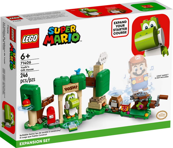 71406 Yoshi's Gift House Expansion Set - New, Sealed, Retired LEGO Super Mario Set