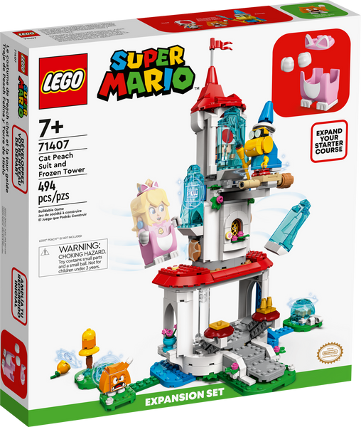 71407 Cat Peach Suit and Frozen Tower Expansion Set - New, Sealed, Retired LEGO Super Mario Set