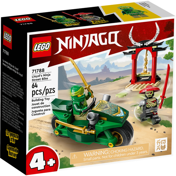 Lloyd Ninja Street Bike 71788 New LEGO Ninjago Set Bricks