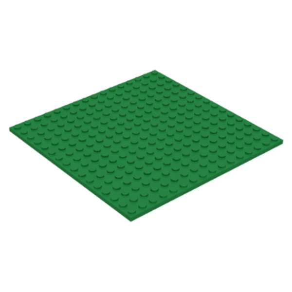 Green- LEGO® Plate 5"x5"