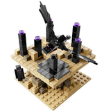 Minecraft Micro World - The End 21107 - New, Retired LEGO Minecraft Set [Open Box, Sealed Bags]