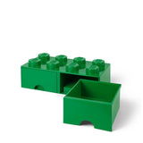Storage Brick 2 x 4 with Drawers - Green [USED]