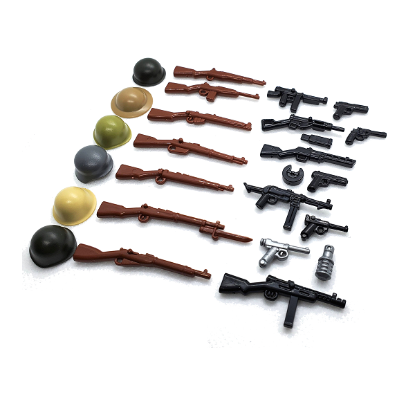 WW2 Weapons Pack v3 - LEGO®-compatible Minifigure Accessory – Bricks &  Minifigs Eugene