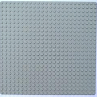 LEGO® Baseplate 7.5"x7.5" - Light Gray