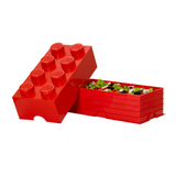 LEGO® 8-Stud Storage Brick – Red [USED]