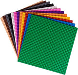 Medium LEGO®-compatible plate 10"x10" (select color)