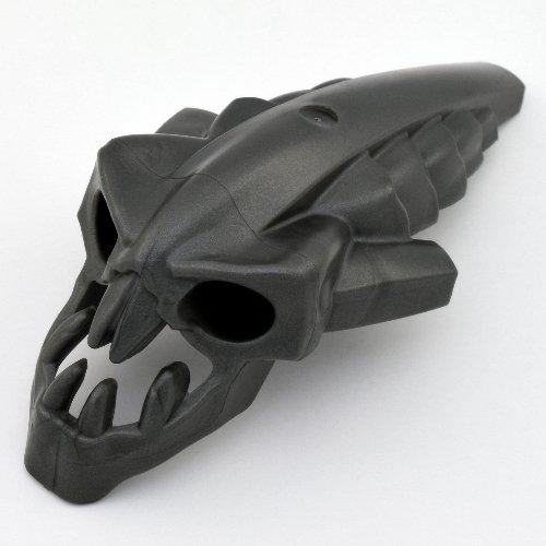 57551 Pearl Dark Gray Bionicle Head, Barraki Takadox