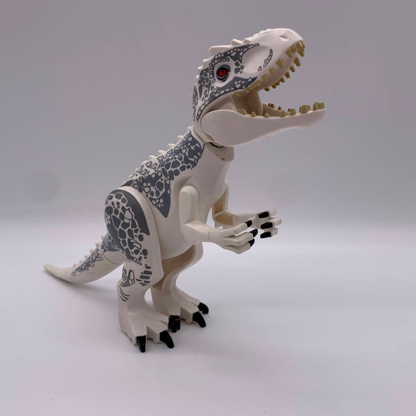 Figurine type lego Dinosaure Indominus Rex ( 28 cms de long , 17