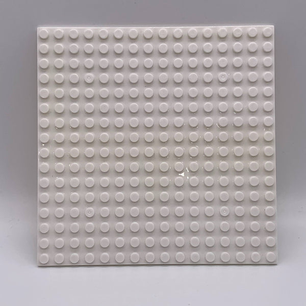 White - 5"x5" LEGO® compatible Plate