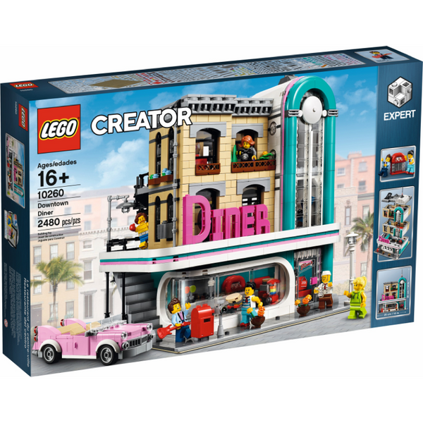 10260 Downtown Diner - New, Sealed, Retired LEGO Creator Expert Set