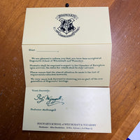 Hogwarts Acceptance Letter